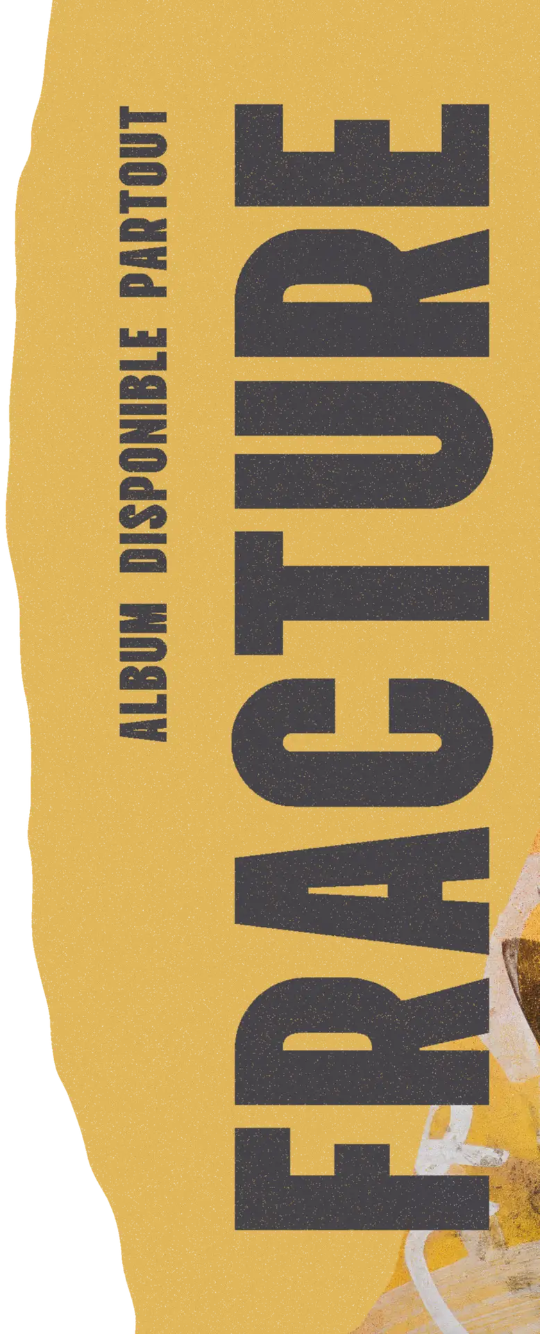 Bande de côté pour le site et la présentation de l'album pour le site. Fracture du site